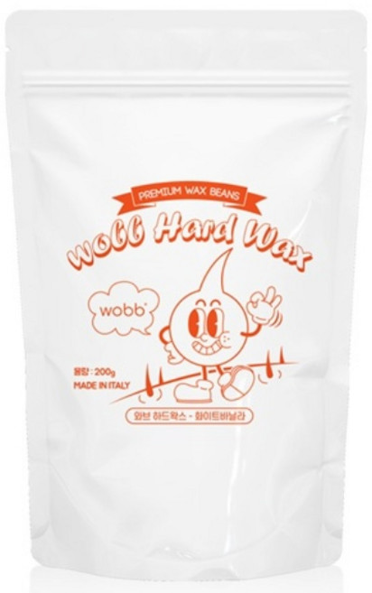 와브 셀프 브라질리언 왁싱 비키니 겨드랑이 비즈 하드 제모, 200g, 1개