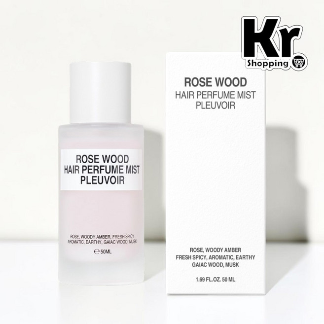 PLEUVOIR 髮香噴霧 Hair Perfume Mist 50ml, 1個, Rose Wood