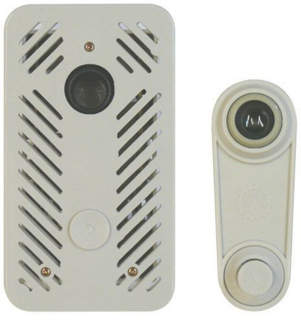 도어차임벨 외시경 매립형 초인종 아파트 현관문 도어뷰어 현관 벨, 1개