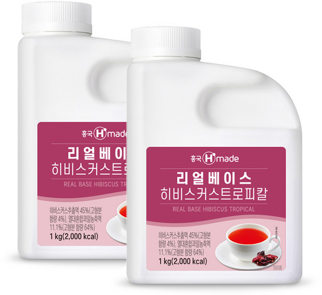 [업체발송] 흥국 리얼 히비스커스트로피칼 1kg 2개세트, 2개