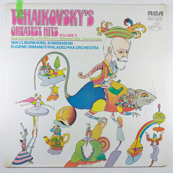 TCHAIKOVSKY 차이코프스키 GREATEST HITS VOL.3/ 피아노 협주곡 제1번/ 호두까기 인형/ 자켓NM/ 음반EX+/ LP 초음파세척