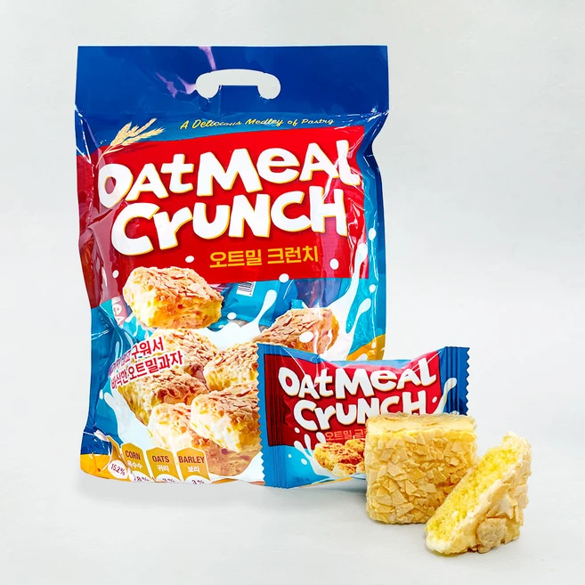 오트밀 크런치, 2개, 308g - 쿠팡
