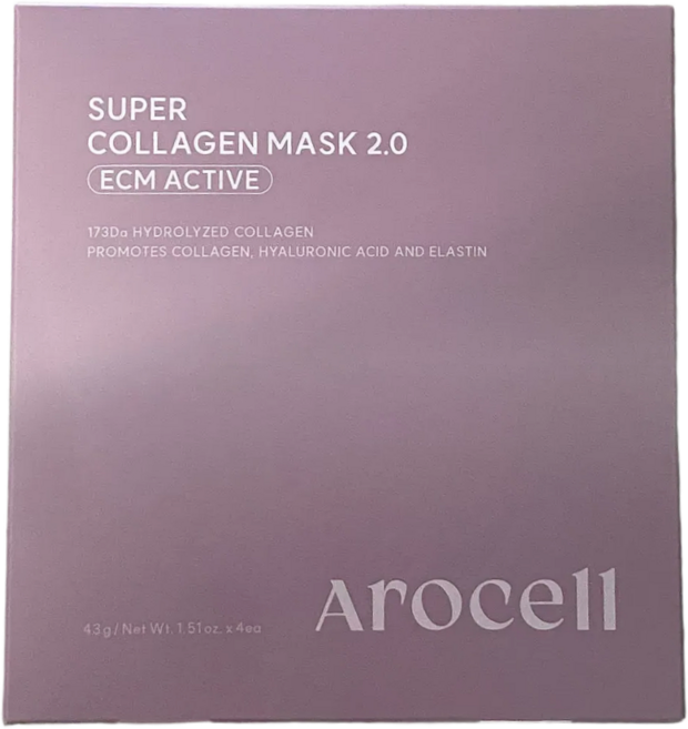 아로셀 슈퍼 콜라겐 마스크 2.0 ECM BOOST, 1개, 4개입