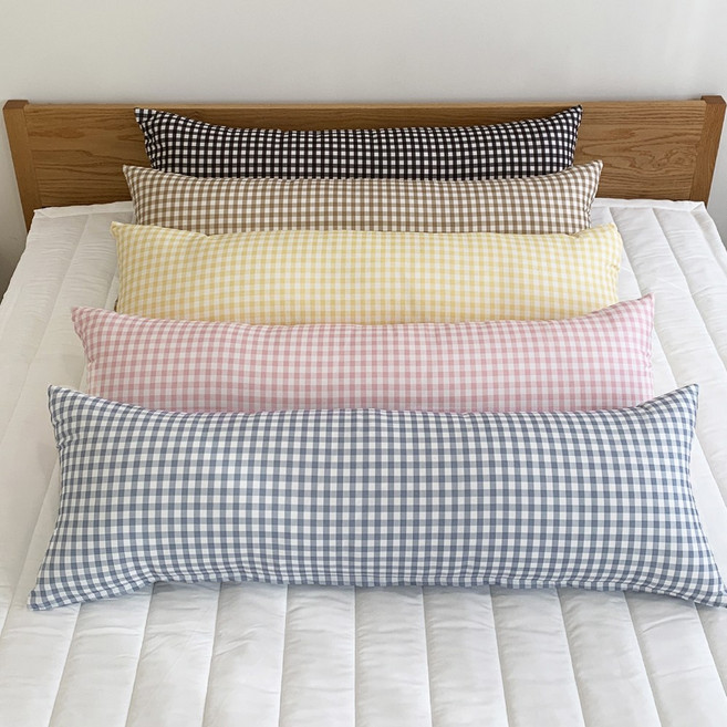 헬로베딩 북유럽풍 솜포함 2인용 베개/롱쿠션