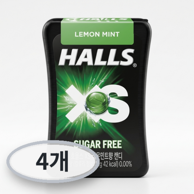 호올스XS 레몬민트향 15g무료배송, 15g, 4개