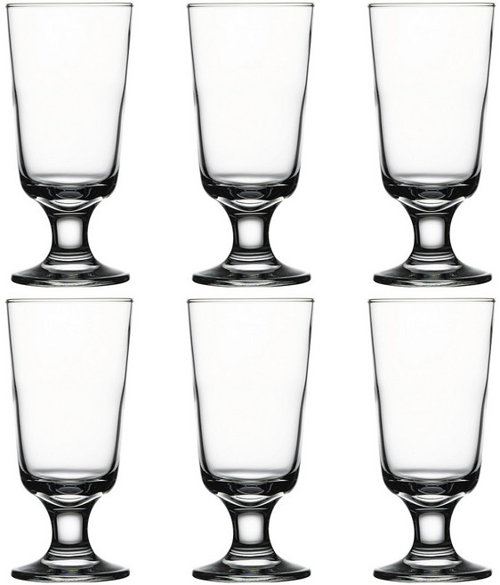 [BOX]파사바체 타베르나 칵테일글라스 285ml 고블렛잔 물잔 부페잔 워터글라스 호텔물잔 칵테일잔 맥주잔 음료수잔 업소용글라스 업소용잔, 6개