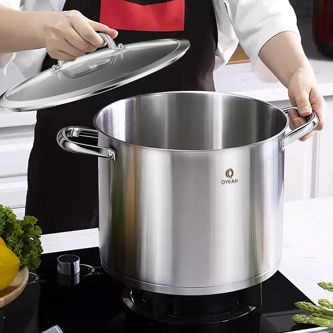 대용량스테인리스 강깊은 냄비, 1개, 30cm