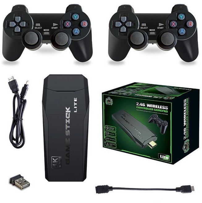 M8 復古無線搖桿電視遊戲機, 1個, 32G