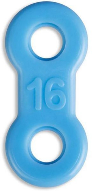 10팩 코골이 방지 기기용 교체용 스트랩 100% 라텍스 프리 EMA 호환 13mm 21mm 파란색 펌 16mm, Blue (Firm)