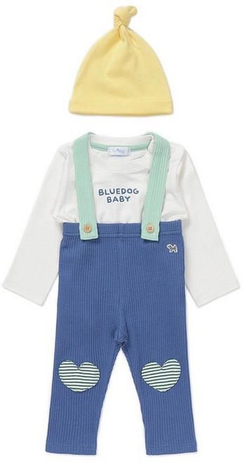 블루독 베이비 BL하트멜빵레깅스세트 46170-675-01 136099