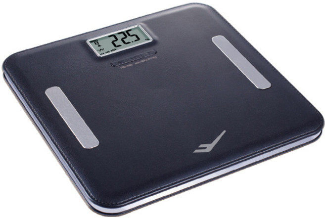 프로스펙스 끼리(77121)프로스펙스 체지방 체중계 180kg 100g 단위 측정, 블랙, 1개