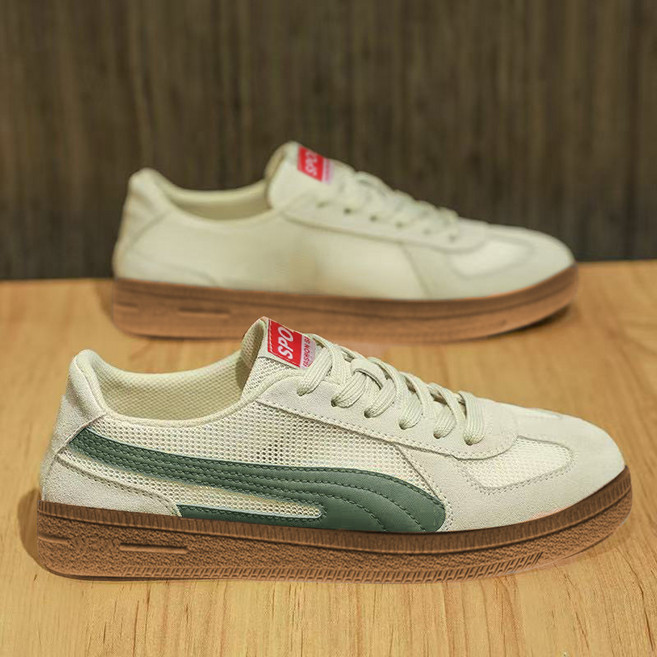 남성신발 여름 망면 통기 빈티지 스포츠 캐주얼 소프트 바닥 한 발 디딜 판 신발