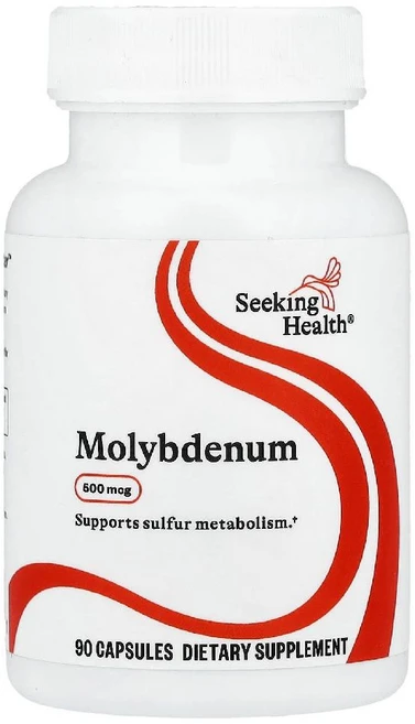 시킹헬스 몰리브덴 몰리브덴글리시네이트킬레이트 Molybdenum 500mcg 캡슐 90정, Seeking Health, 몰리브덴, 500mcg,, 1개 - 쿠팡