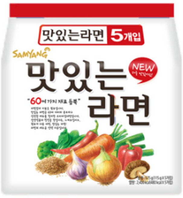 삼양 맛있는라면 115g, 10개