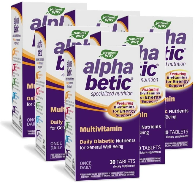 네이처스웨이 알파 베틱 멀티비타민, 6팩, 30정 - 쿠팡