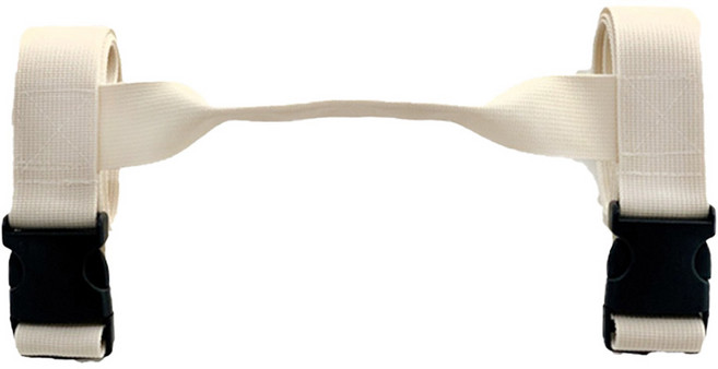 이동 손잡이 스트랩 압축벨트 국내생산 웨빙 벨트 캠핑 다용도 이불 침낭 수납 고정끈, 크림, 1개