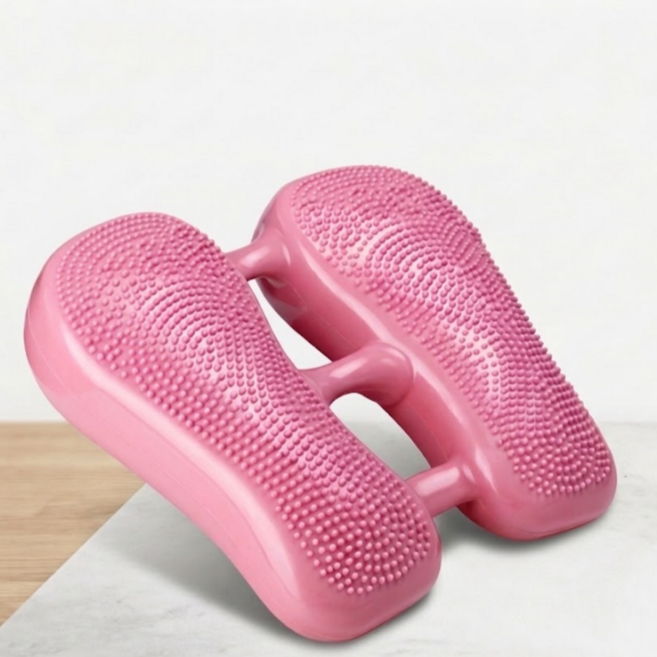 말랑 스텝퍼 에어 스탭퍼 홈트 하체 운동 천국의 계단 계단오르기, 핑크