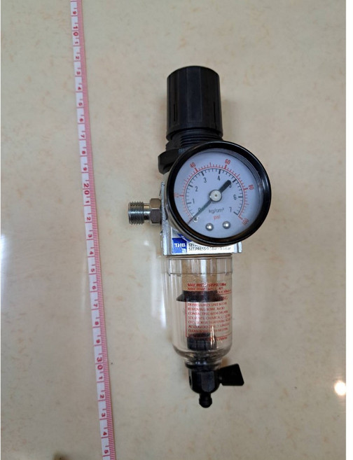 台灣製造 無油式空壓機 鋼彈模型美甲噴漆噴槍靜音濾水調壓, 1個, 黑色,三聯統編/發票外加5%