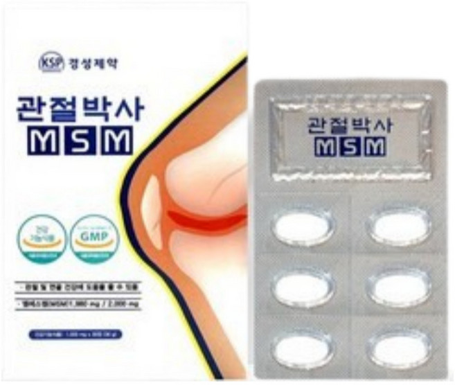 경성제약 관절박사 MSM 1 000mg x 36정 (36g) 1개