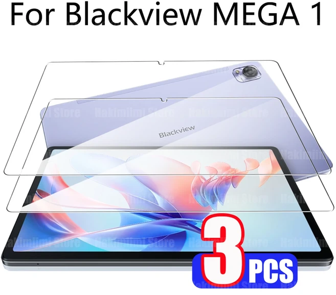 블랙뷰 메가용 강화 유리 필름 선명한 스크래치 방지 하이 퀄리티 낙하 스크린 보호대 HD 9H 경도 1 20, 03 3PCS Tempered Glass