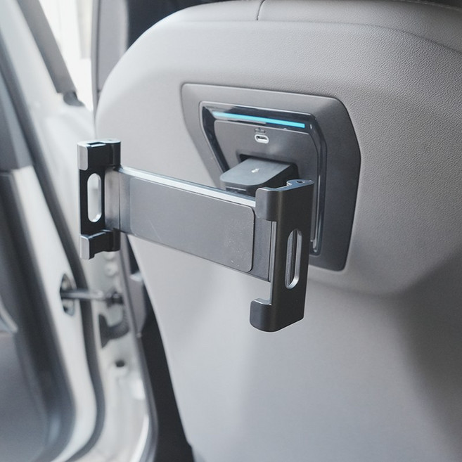 테라모 BMW 트래블컴포트 브라켓 맥세이프 휴대폰 태블릿 후석거치대 5시리즈 G60 X5 X6 X7, BMW 트래블컴포트 브라켓+테블릿 거치대, 1개