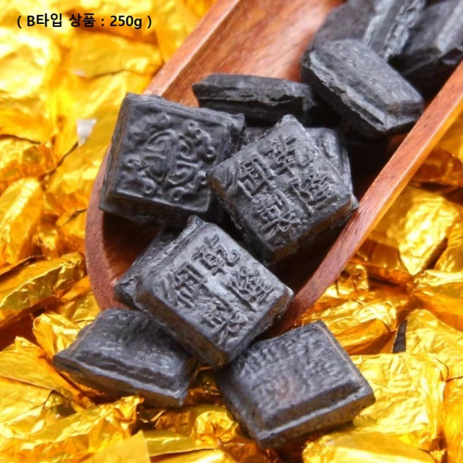 [호화랑] 운남보이차 물에녹여마시는 찌꺼기가없는 운남대엽종쇄청모차 건륭황제숙차고 100g ch271, 1개, 250개입, 250g