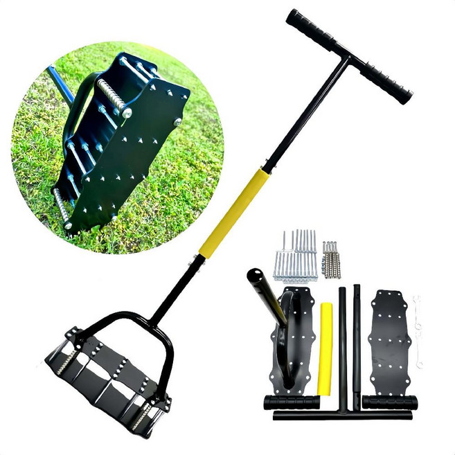 도다인몰 스프링 반자동 잔디 숨구멍 쉬운 토양 펀치, 1개