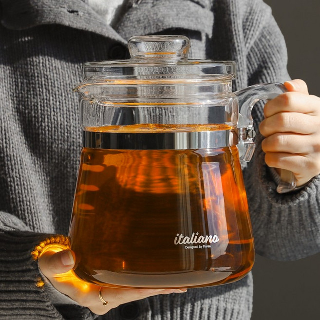 내열유리 티포트 약탕기 직화 유리 물끓이는 주전자 2.5L/ 3L/ 3.5L