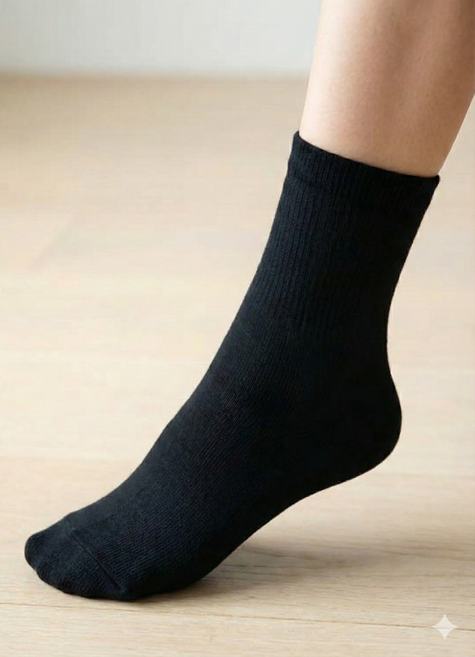 오늘의 픽 사계절 무지 골지 양말 5켤레