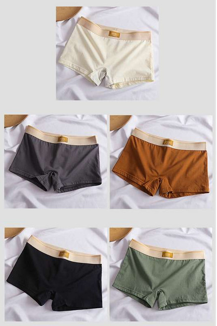 심플 사각팬티 5종세트 복서 브리프 여자 드로즈 트렁크