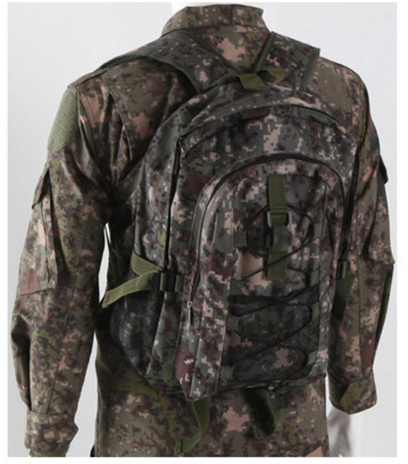 디지털 끈배낭 군인 백팩 군용 가방 군대 용품 밀리터리 휴가 외출