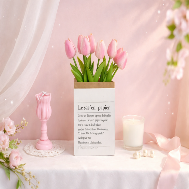 조아조화 튤립 조화 인테리어 데코 8송이, A세트, 1개