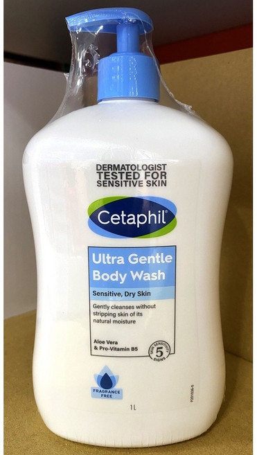 Cetaphil 舒特膚 極致舒敏沐浴乳, 1個, 1L