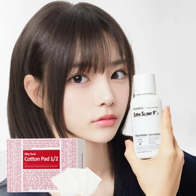 대용량 필링 스크럽 각질제거 엑스트라9 슈퍼 플러스 피지연화제2.0 250ml +화장솜세트 코피지제거, 1개 - 쿠팡
