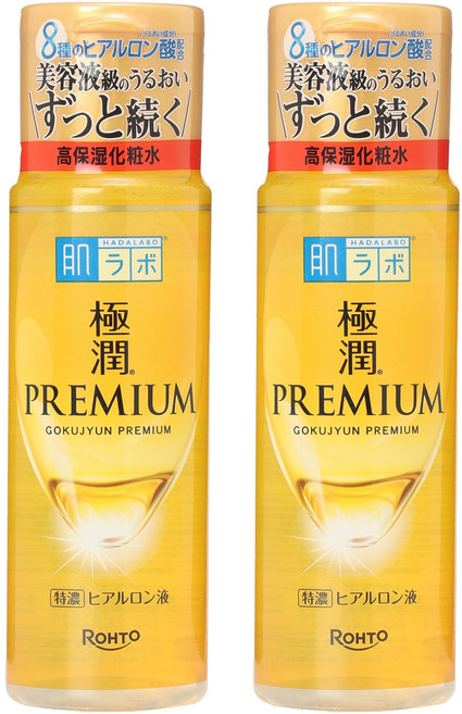 하다라보 고쿠쥰 프리미엄 히알루론액 화장수, 2개, 170ml