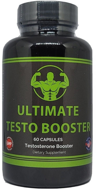 얼티메이트 Testo Booster는 운동 전에 복용하는 최고의 테스토스테론 보조제 60정, 1개