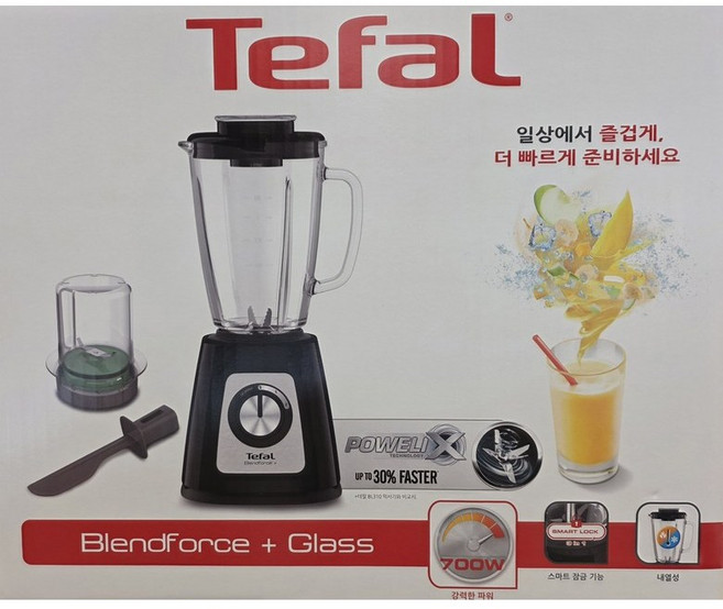 테팔 블렌드포스＋글라스 BL-4368KR [1.75L], 단일옵션