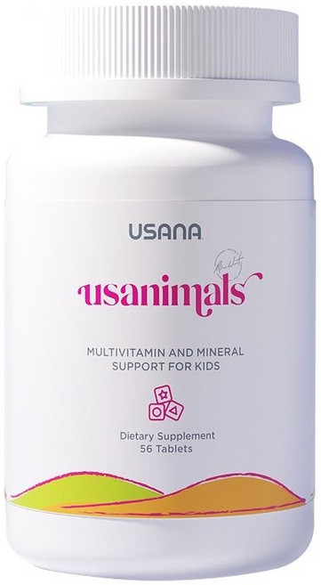 [미국본사버전] 유사나 유사니멀즈 어린이 키즈 멀티비타민 56정 usanimals, 1개