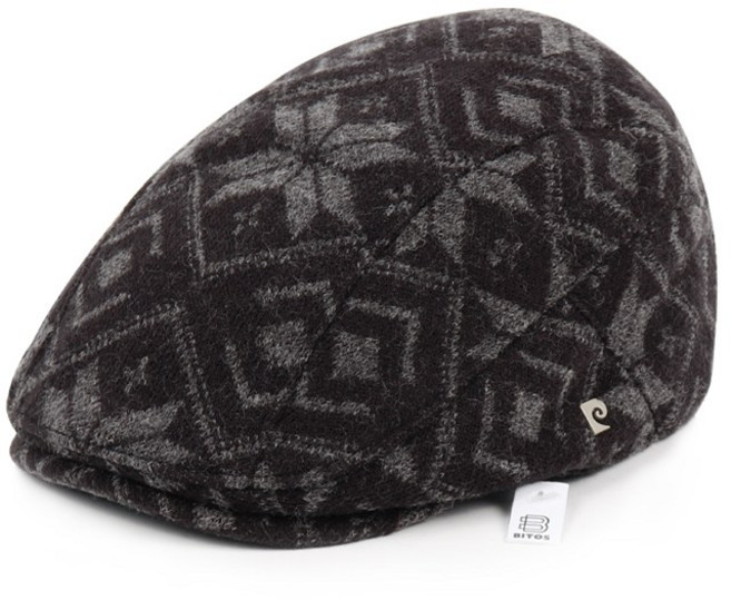 비토스 피에르가르뎅 누빔안감 절개라인 귀달이 겨울 방한 모자 헌팅캡