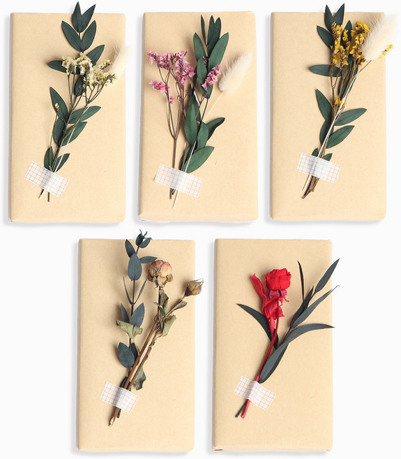 화연양화 선물 포장용 프리저브드 미니꽃 5세트 빼빼로포장 DIY키트