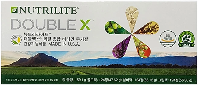 뉴트리라이트 더블엑스 리필 종합 비타민 무기질, 372정, 1개 - 쿠팡