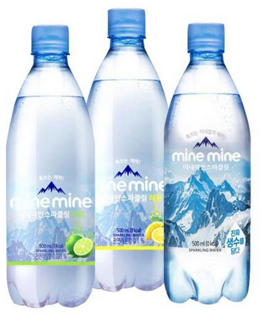 동원 미네마인 스파클링 탄산수 플레인/레몬/라임, 500ml, 1개