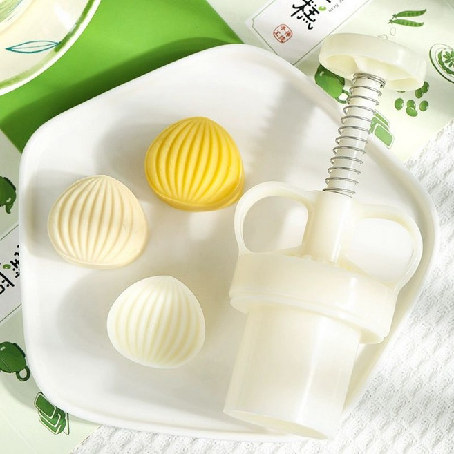 알밤 송편틀 월병 아이스모찌 50g 네잎클로버, 1개, 30 껍질 밤 1 조각 3.6x3.8 cm