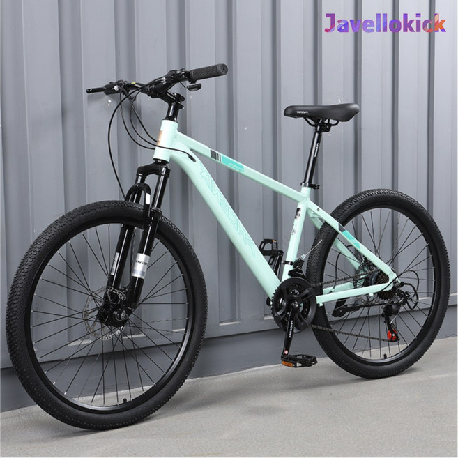 Javellokick mtb 산악 자전거 27.5인치 24단 출퇴근 남녀공용 학생 입문용 충격흡수 바이크, 1개, 178cm, E