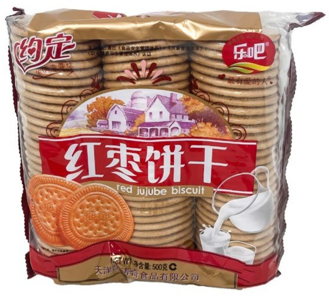 판다중국식품 아침과자 대추맛, 500g, 2개