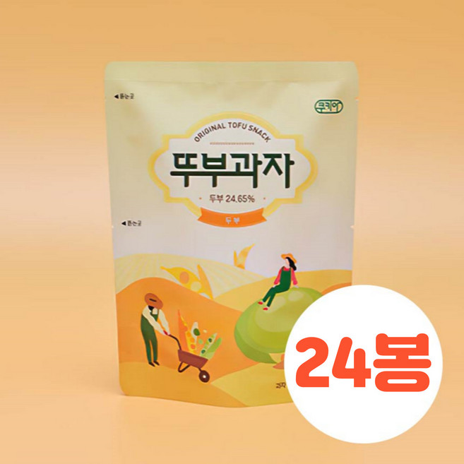 쿠키아 오리지널 뚜부과자, 50g, 24개