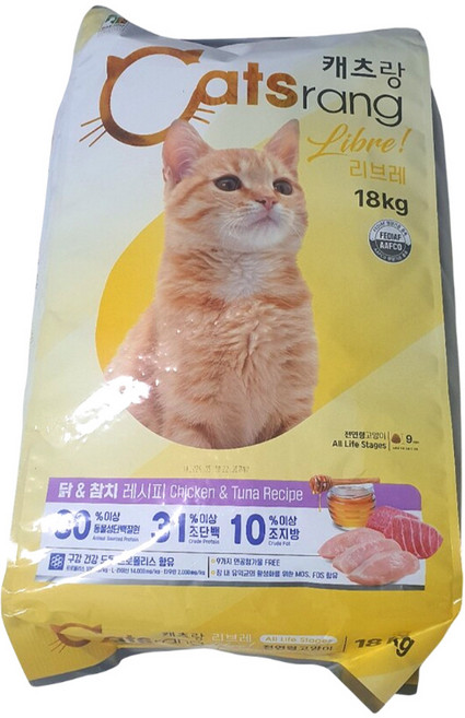캐츠랑 전연령 리브레 18kg, 단품, 1개