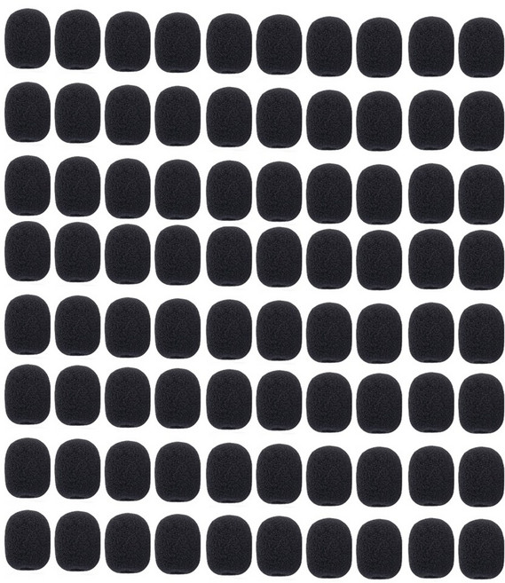 오토바이 헬멧 블루투스 용 마이크솜 100개 교체용 범용 마이크 악세사리