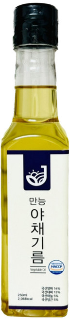 장터엔 양파기름 국산 야채기름 패트병 250ml, 1개