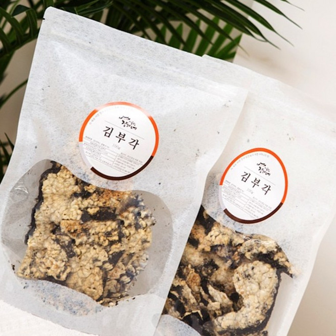 장가네 김부각 전통부각 김 과자, 100g, 1개